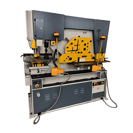 MHM系列鋼合金切割機床，顏色為黃色和灰色，配有控制面板和操作踏板